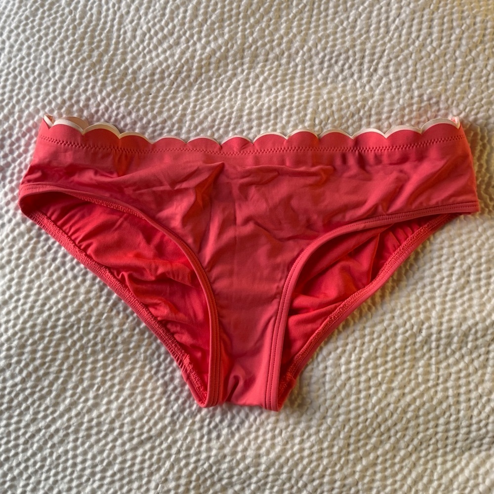 Kate Spade Pink Scalloped Bikini Bottoms